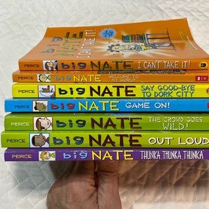 7 Big Nate Large Graphic Books
